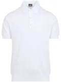 Kiton cotton polo shirt - White