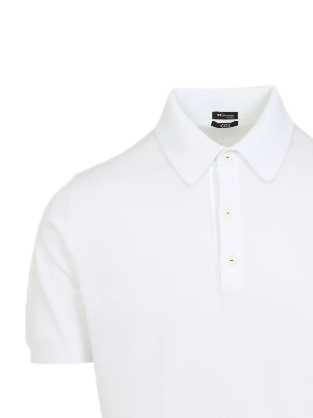KITON COTTON POLO SHIRT 