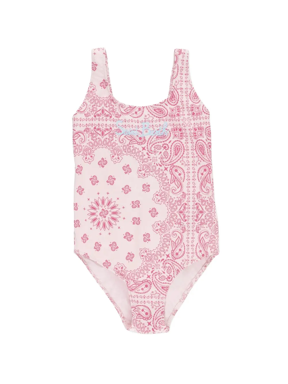 MC2 Saint Barth Kids Costume da bagno con stampa paisley - Rosa