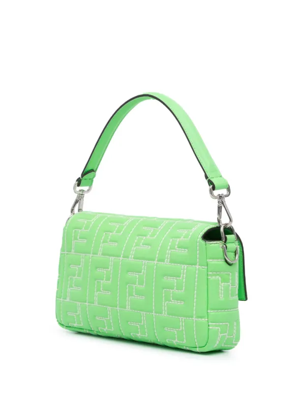 Fendi Pre-Owned 2000-2023 Zucca Embossed Stitched Leather