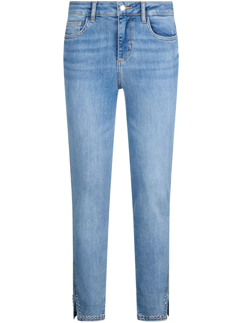 mid-rise skinny jeans