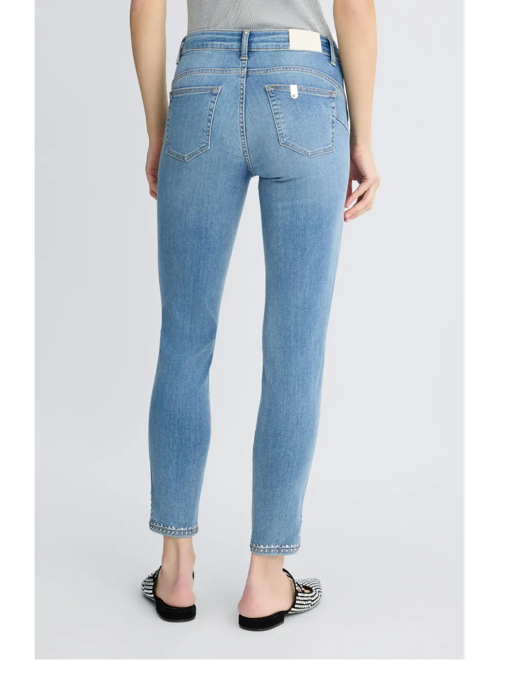 LIU JO Skinny mid waist jeans Blauw