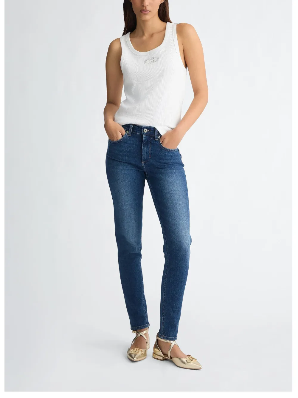 LIU •JO HIGH-RISE SKINNY JEANS
