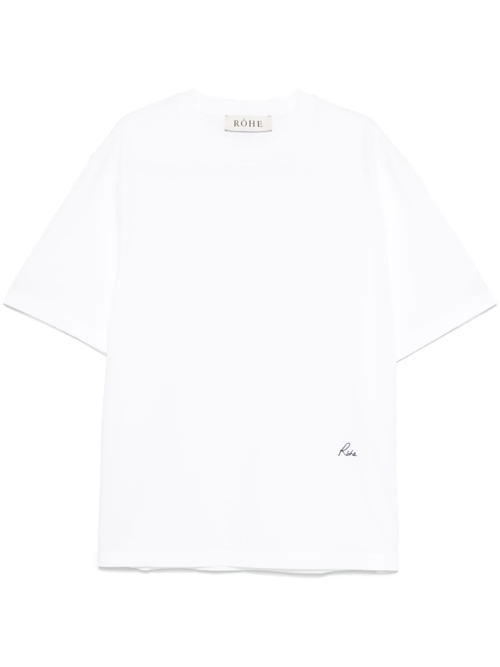 Róhe logo-embroidered T-shirt