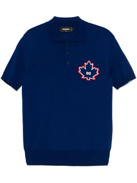 DSQUARED2 Leaf polo衫