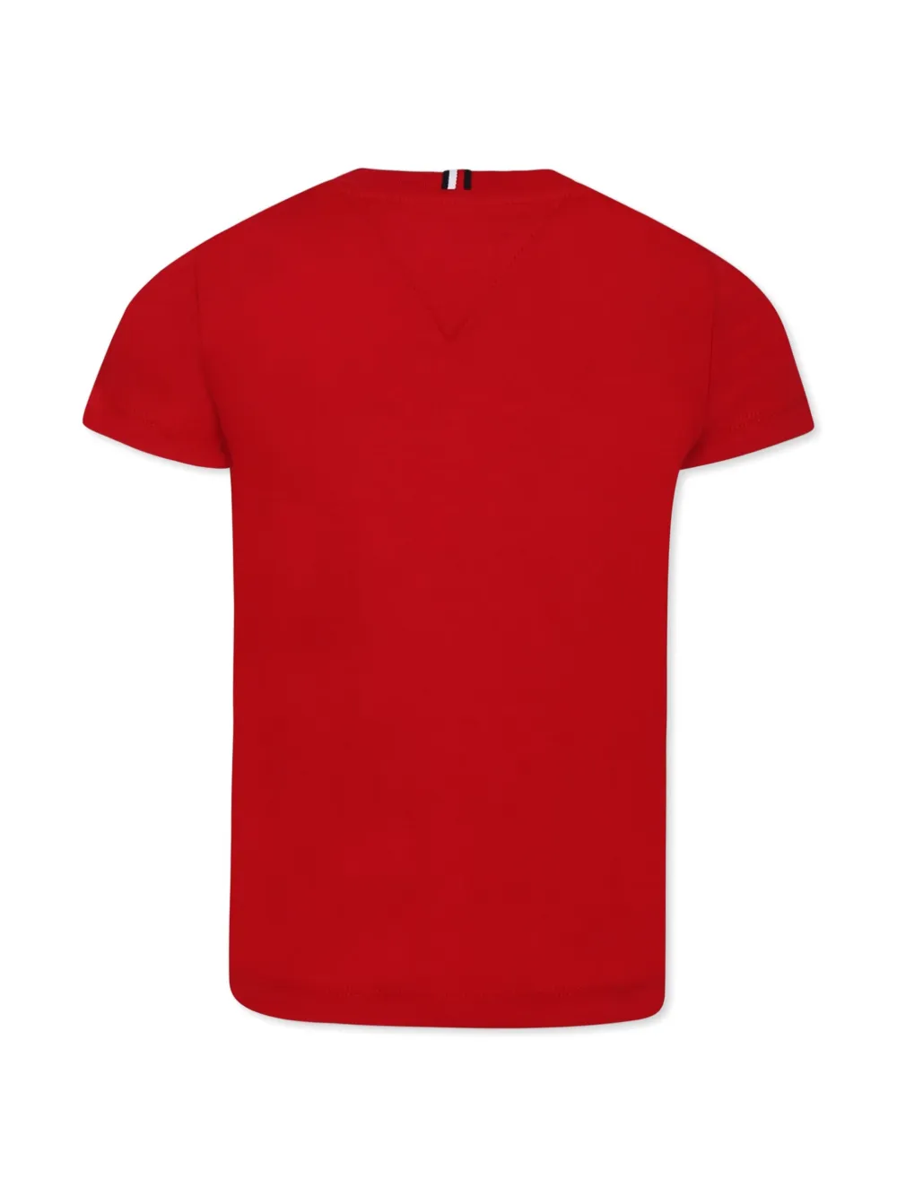 Tommy Hilfiger Junior Katoenen T-shirt met logoprint - Rood