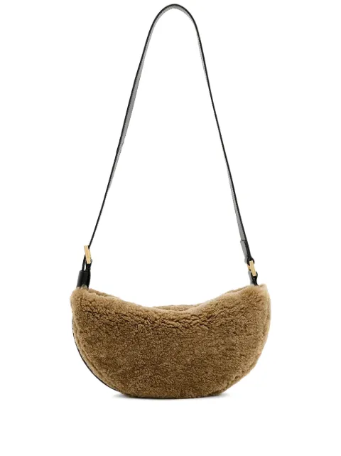 AllSaints shearling crossbody bag 