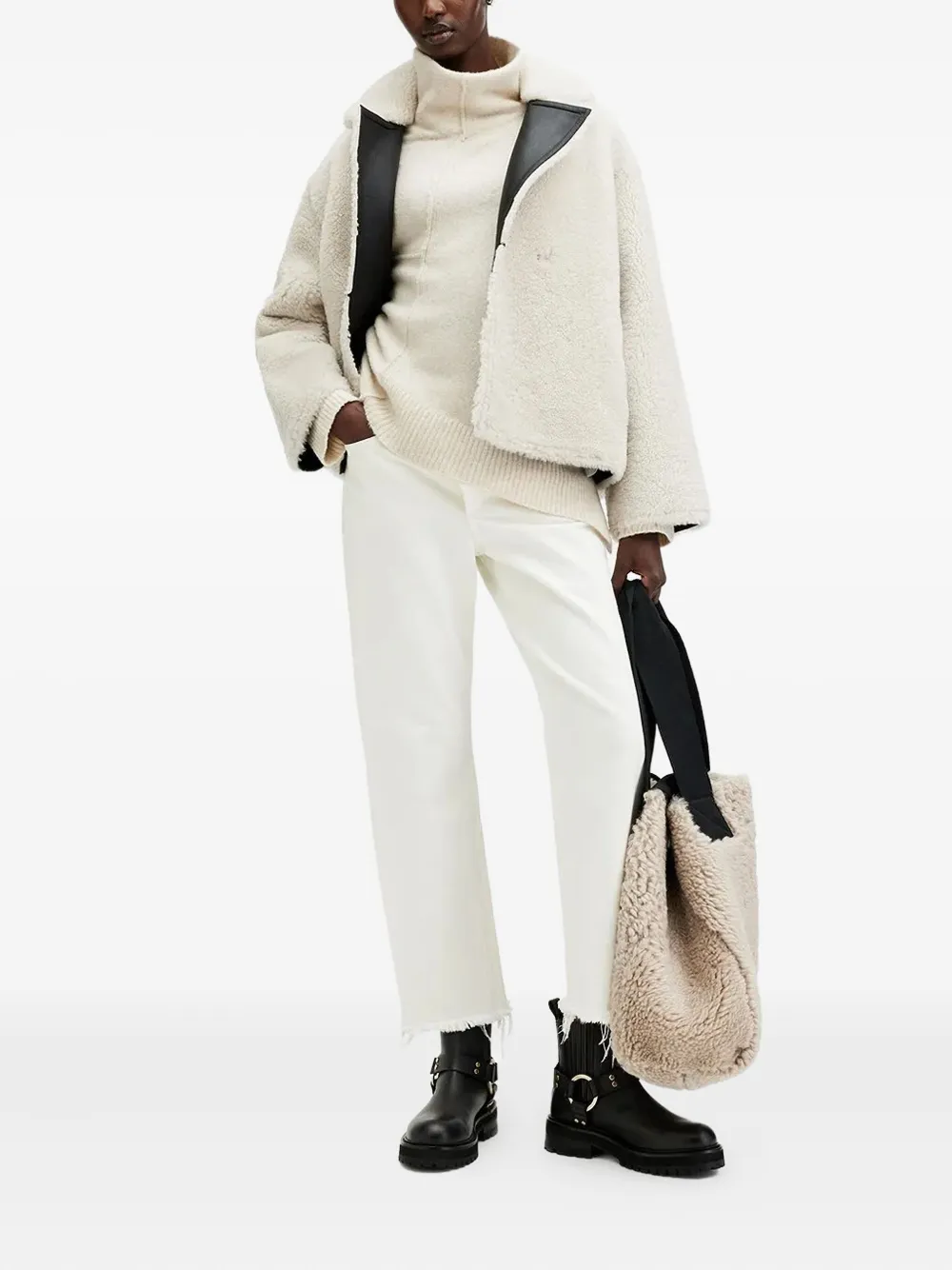 AllSaints Lock long-sleeve sweater | Knitted Sweaters | Image 2