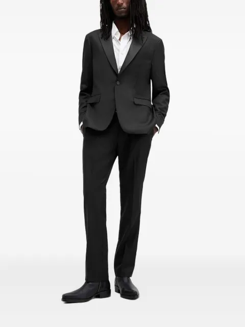AllSaints panel-lapel single-breasted suit