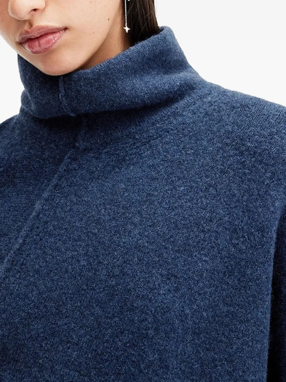 AllSaints Trui met naaddetail Blauw