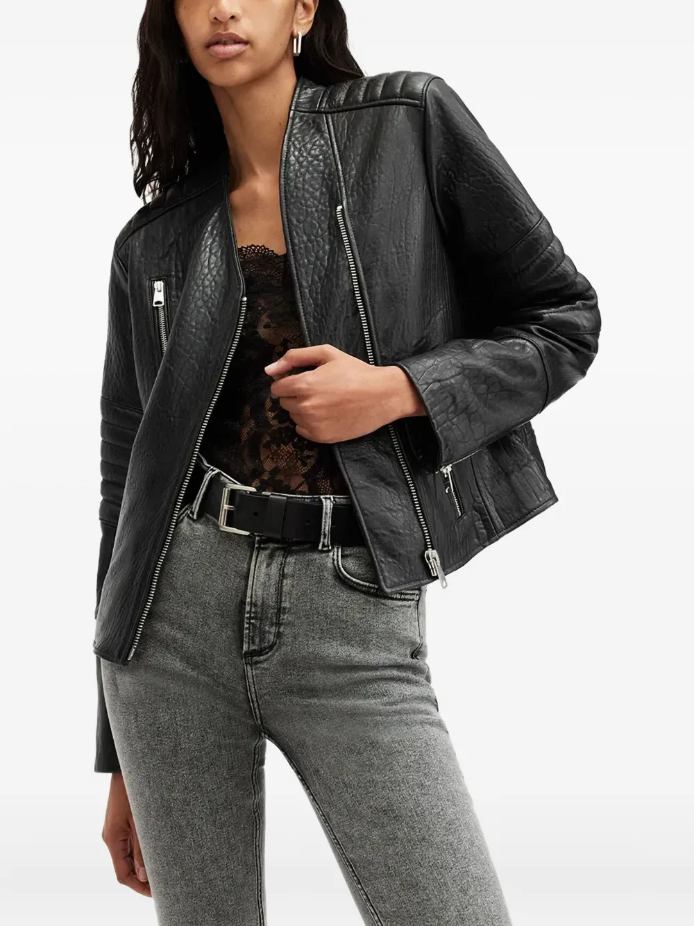 AllSaints Cawley ジャケット - ブラック AllSaints Cawley ジャケット - ブラック
