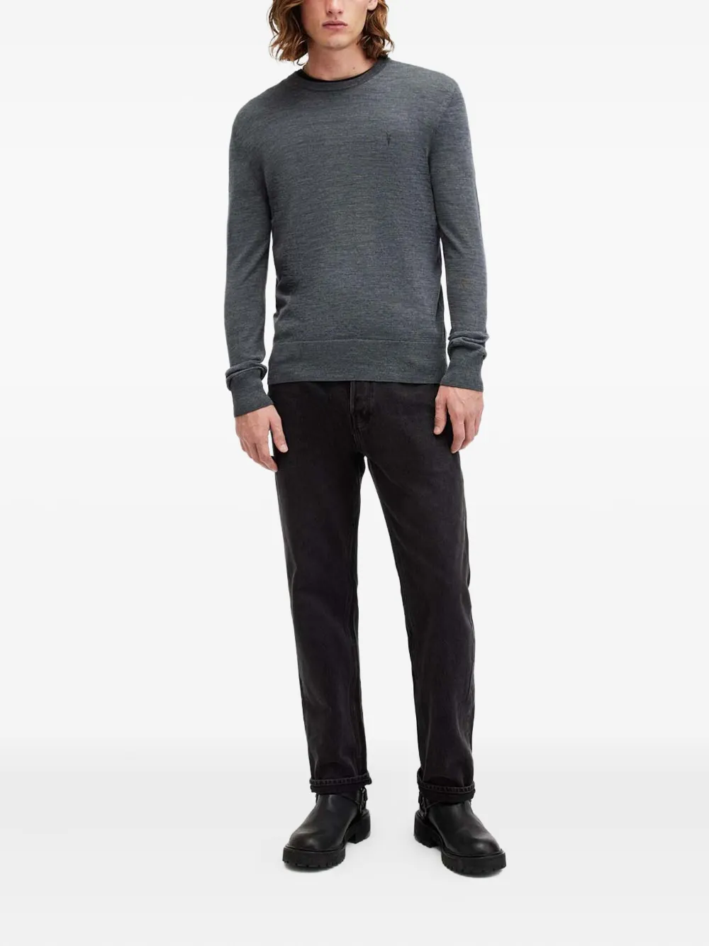 AllSaints Ramskull jumper - Blauw