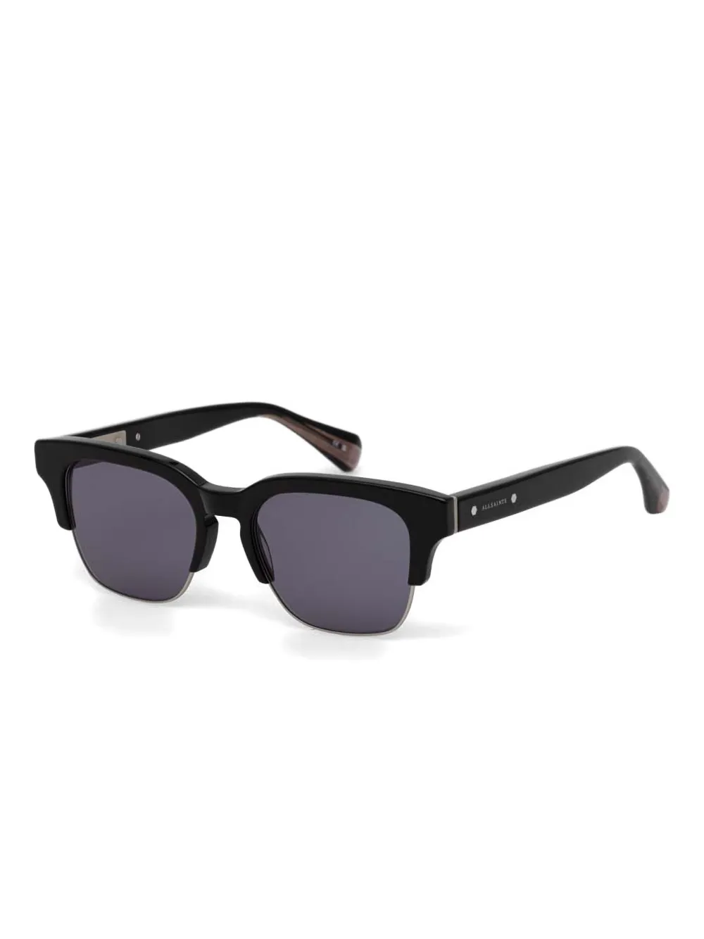 AllSaints Zonnebril met vierkant montuur Zwart