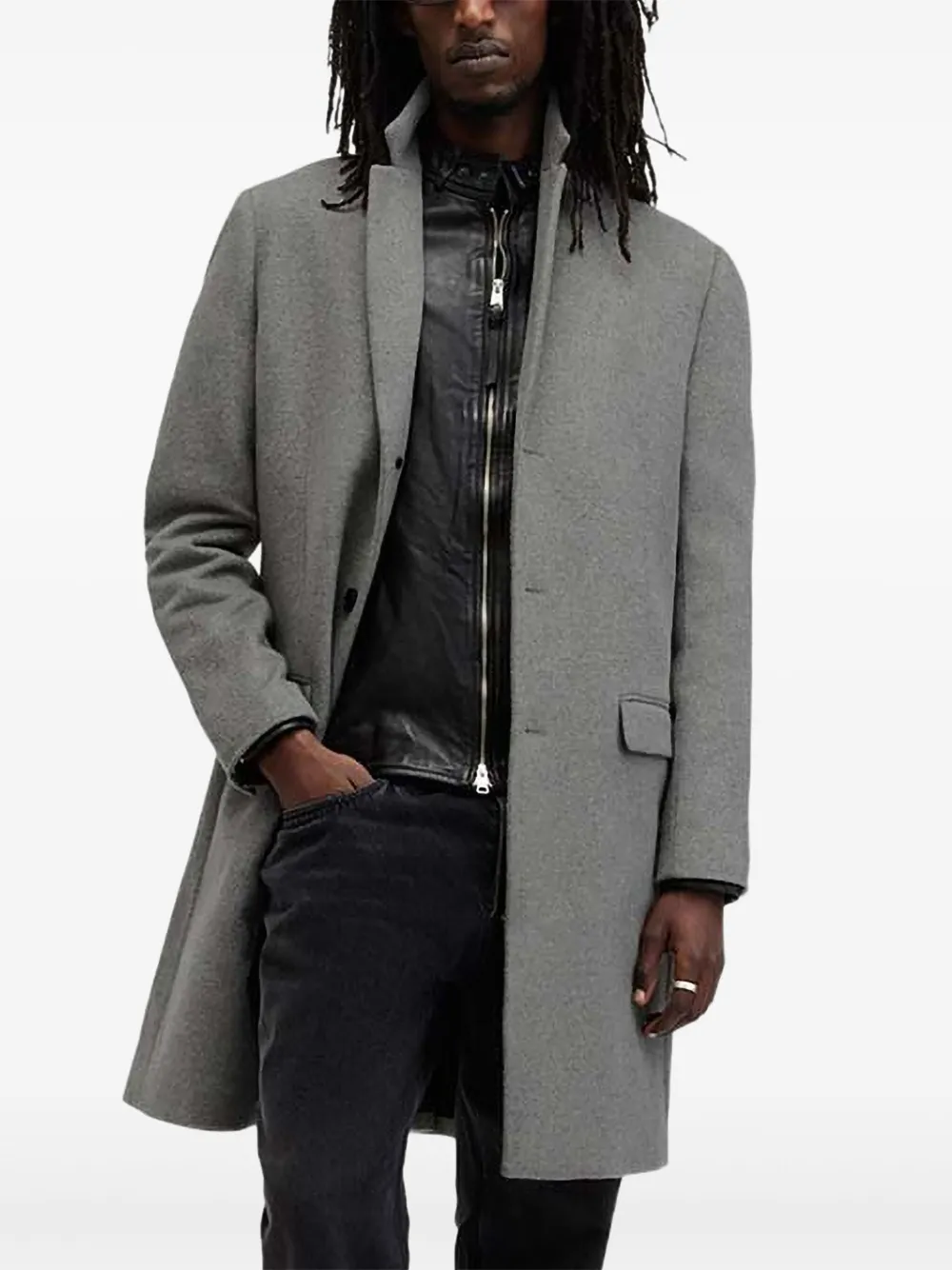 AllSaints Hal コート - グレー AllSaints Hal コート - グレー