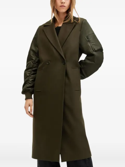 AllSaints wool-blend double-breasted coat
