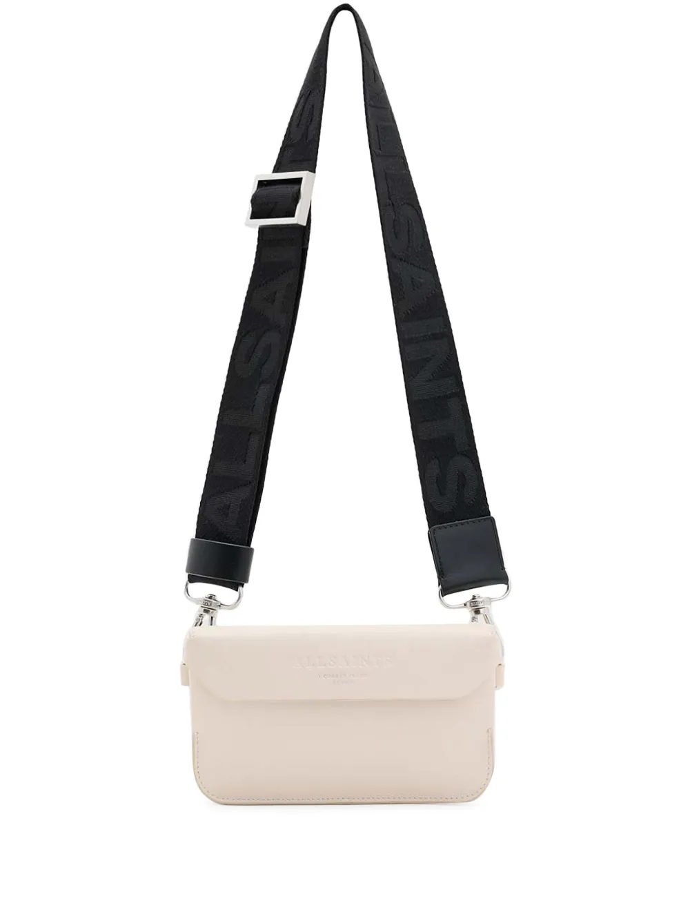 logo-debossed crossbody bag