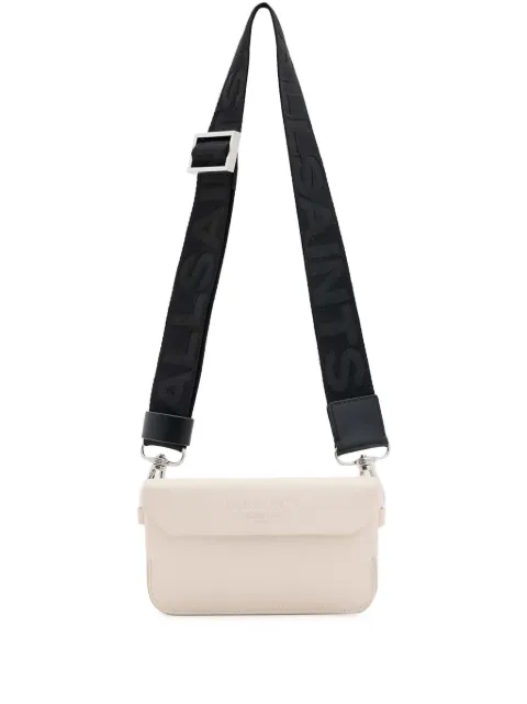 AllSaints bolsa crossbody con logo en relieve
