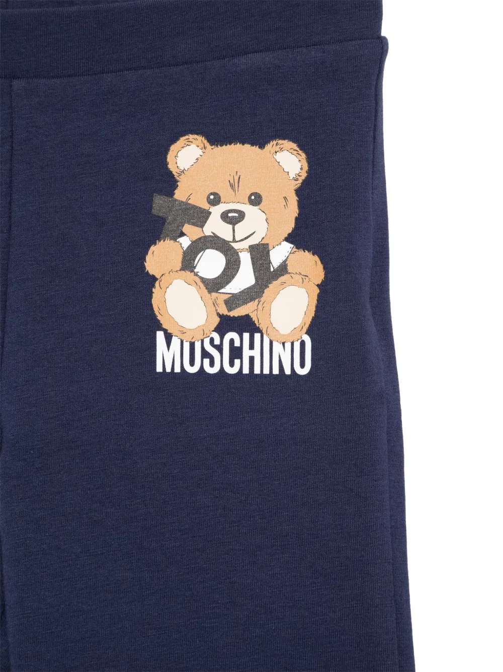 Moschino Kids Leo trainingsbroek met Teddy-print Blauw