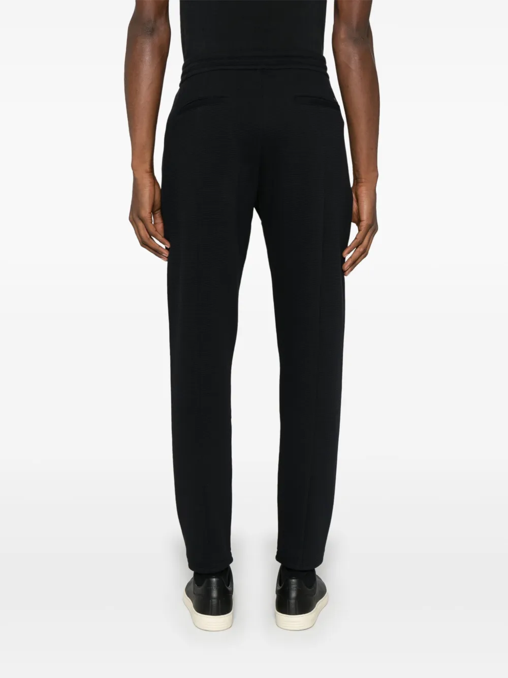Emporio Armani Broek met toelopende pijpen Blauw