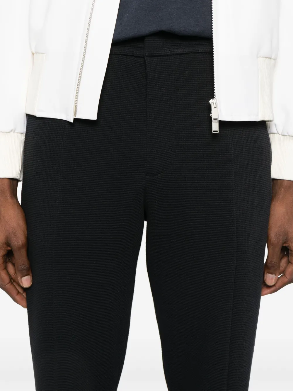 Emporio Armani Broek met toelopende pijpen Blauw