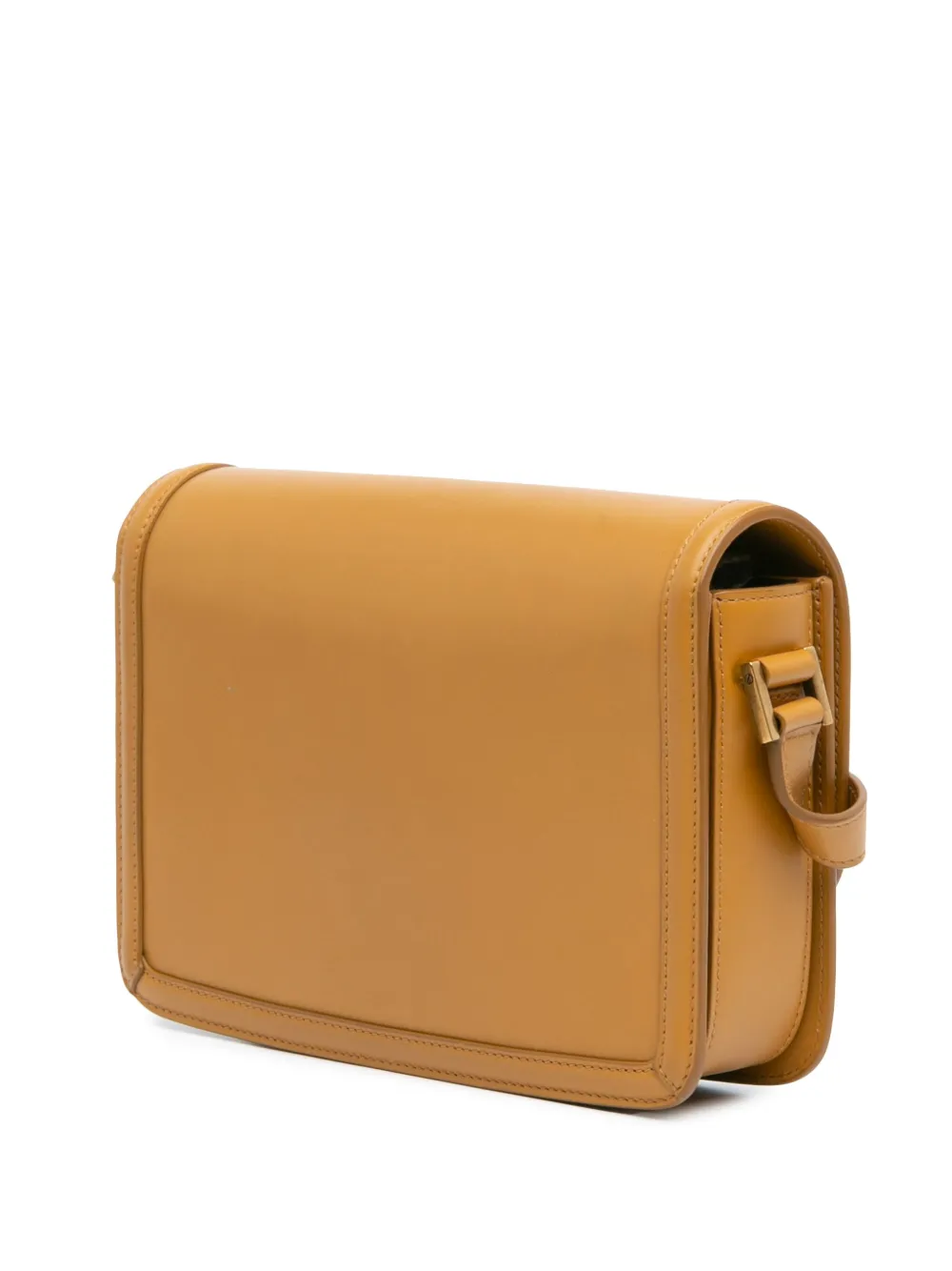 Pre-owned Saint Laurent 2000-2023 Medium Solferino Satchel In Box Crossbody Bag In Brown
