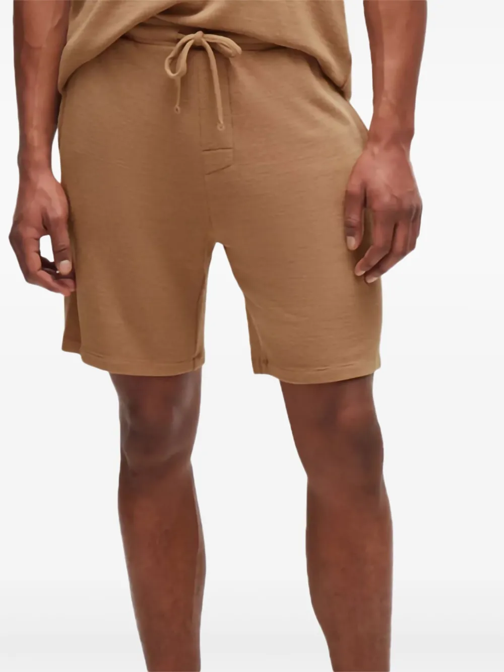 BOSS ribbed shorts - Beige