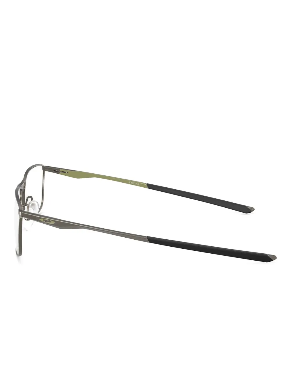 Oakley Bril met rechthoekig montuur Grijs