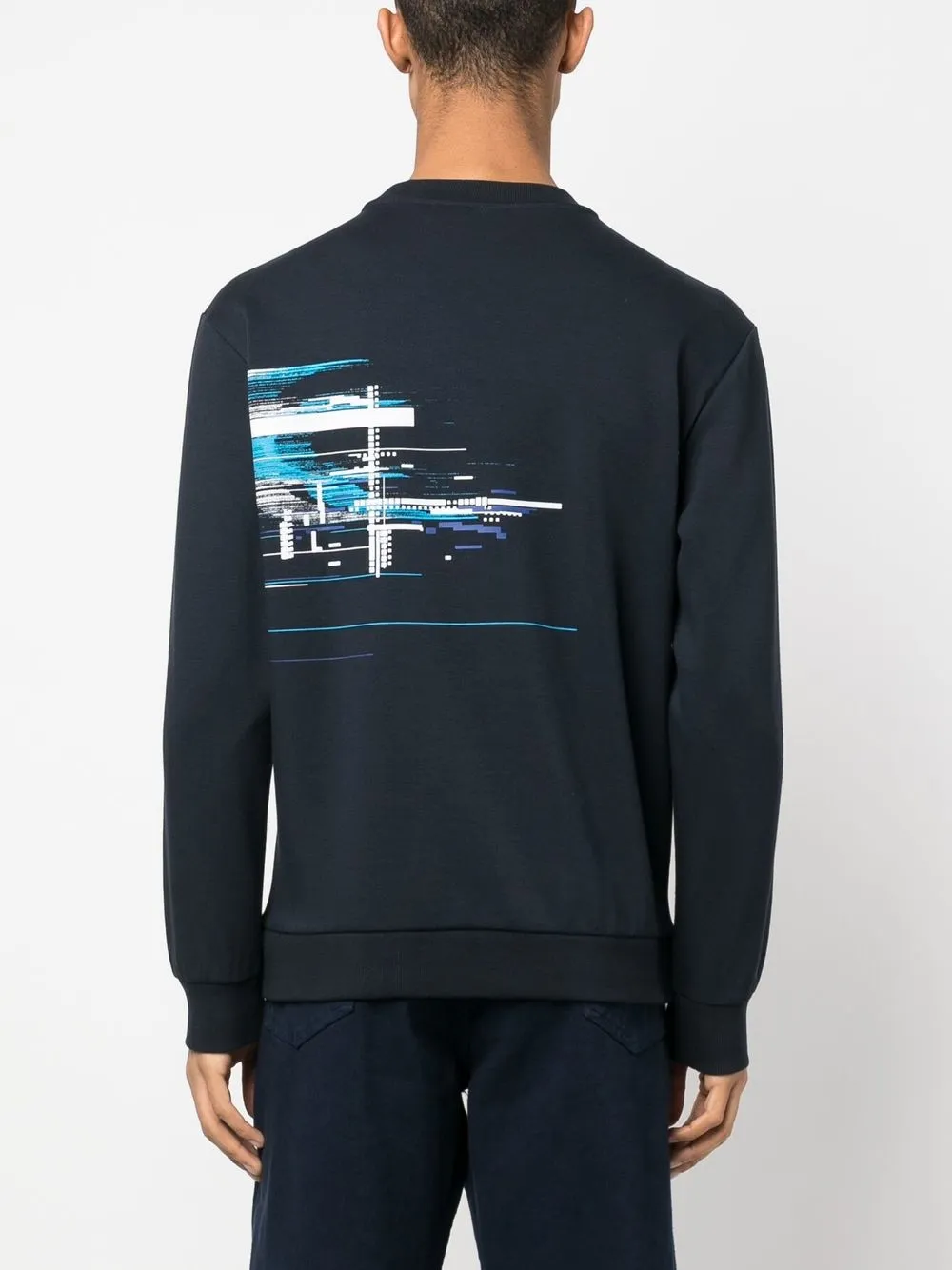 Shop Hugo Boss Salbonic Sweatshirt In Blau