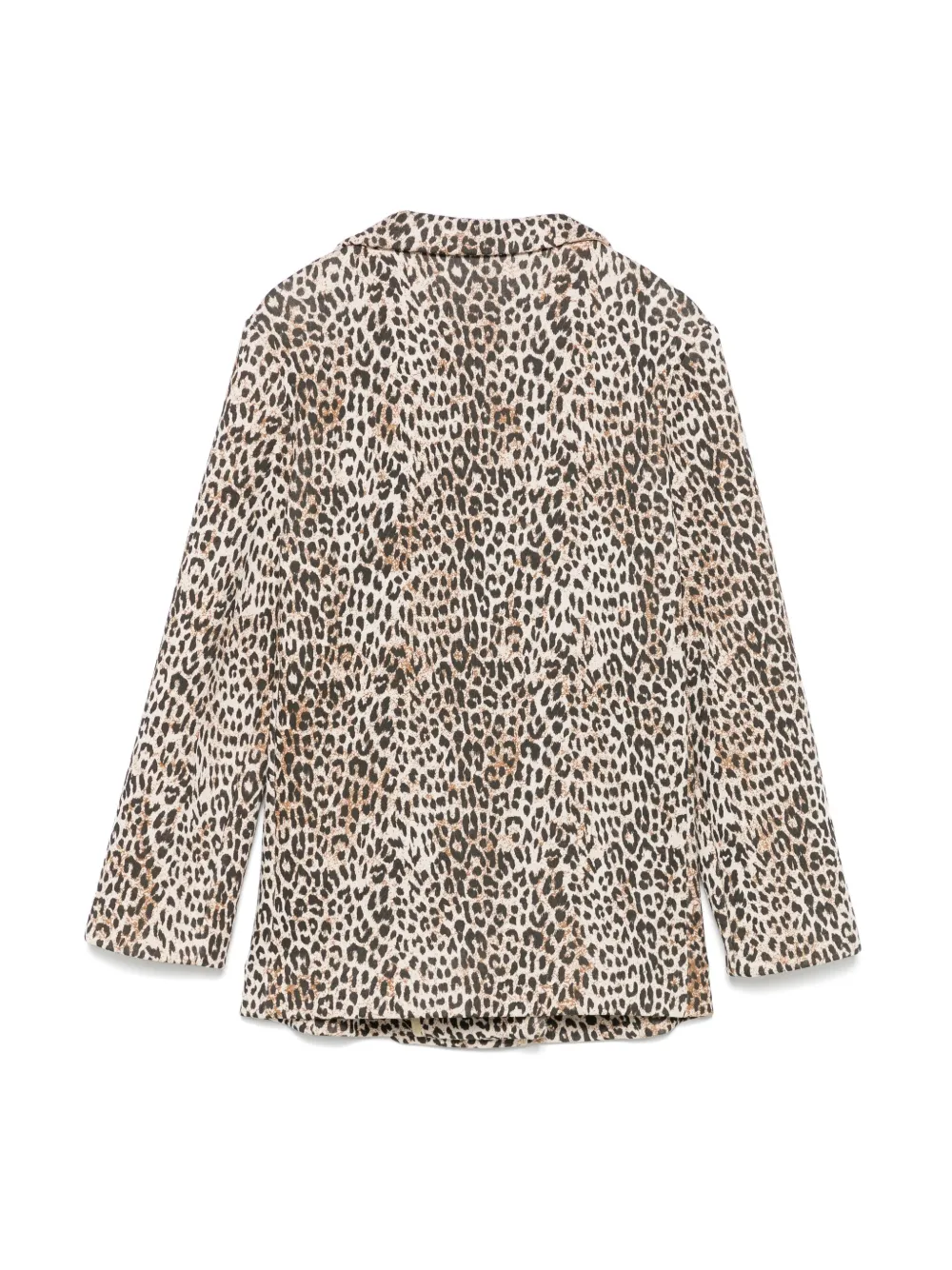 Miss Grant Kids leopard-print blazer - Beige