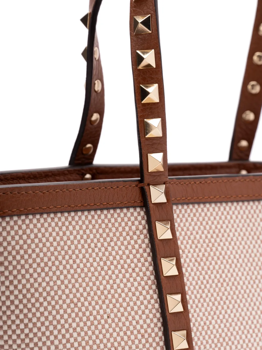 Valentino Garavani Geruite shopper Bruin