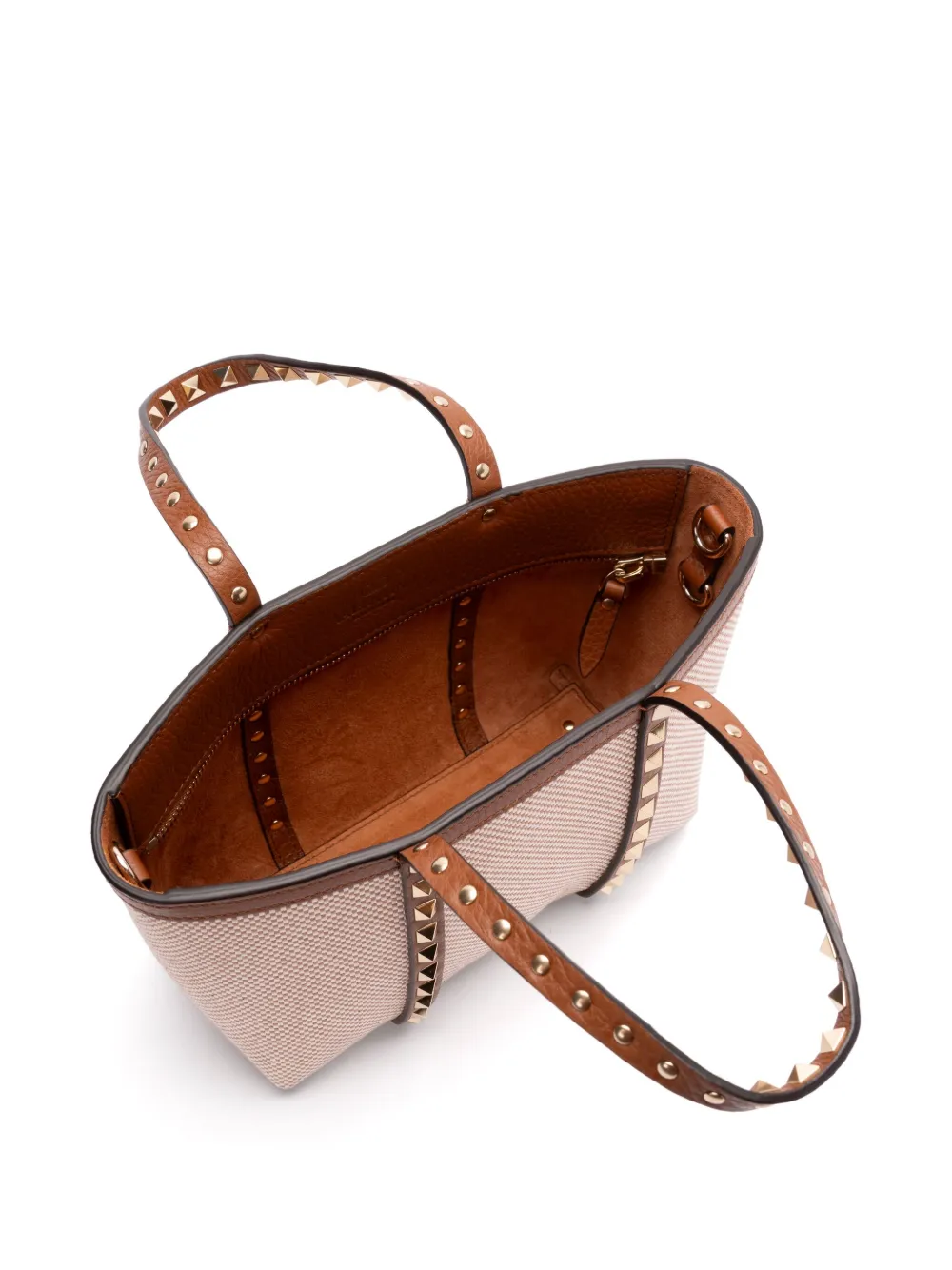 Valentino Garavani Geruite shopper Bruin