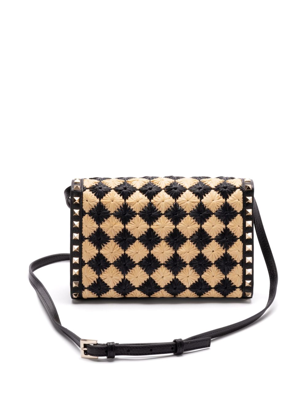 Valentino Garavani small Rockstud-embellished shoulder bag - Zwart