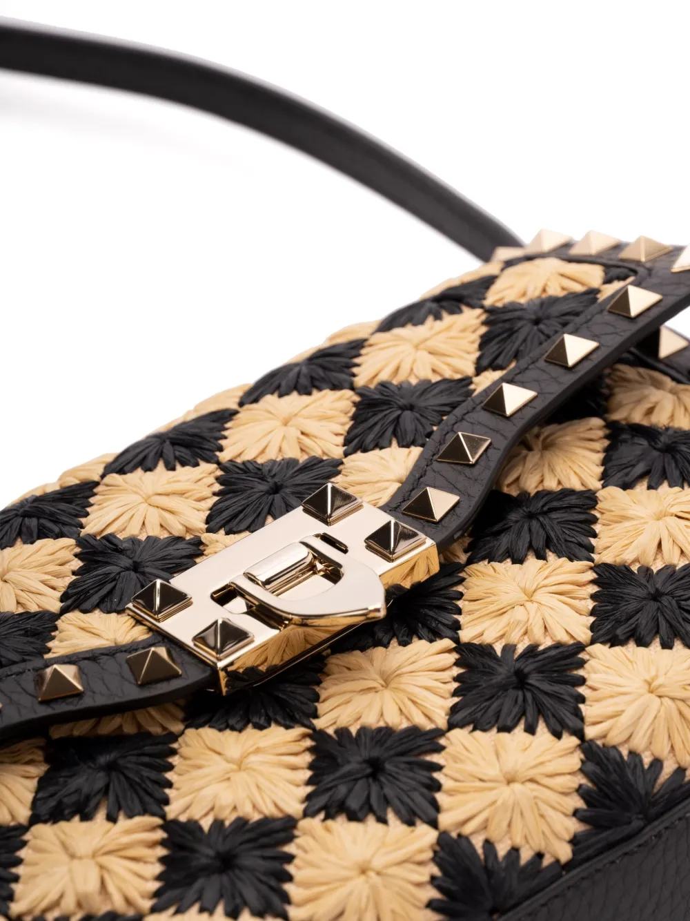 Valentino Garavani Rockstud schoudertas Zwart