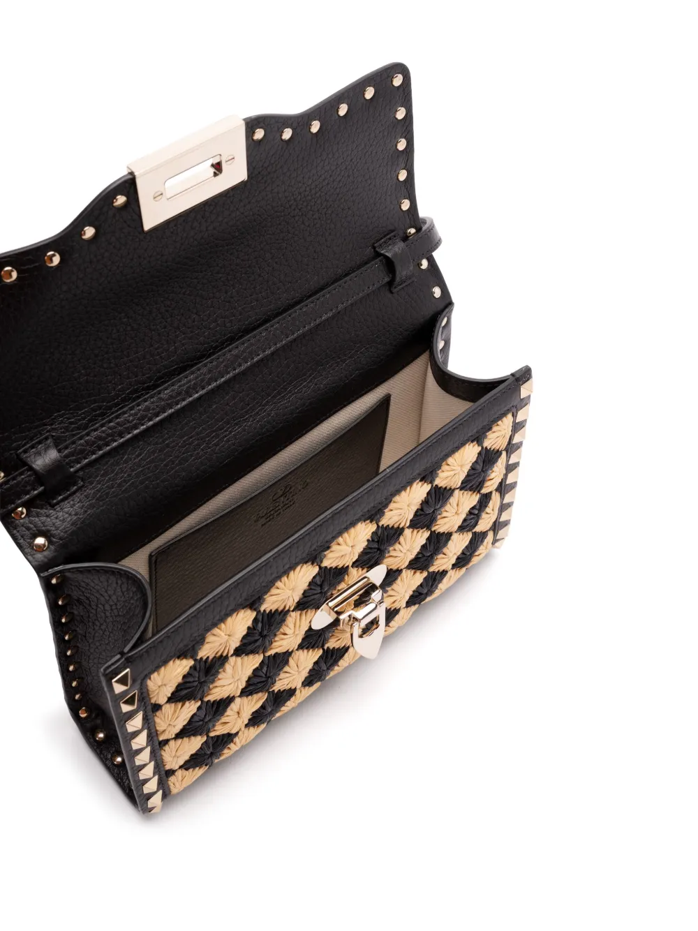 Valentino Garavani Rockstud schoudertas Zwart