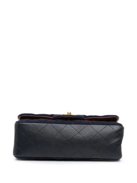 CHANEL Pre-Owned 2018-2019 Mini Rectangular Classic Jersey Sailor Single Flap crossbody bag 7837AMJRNXLOA2TU - 3