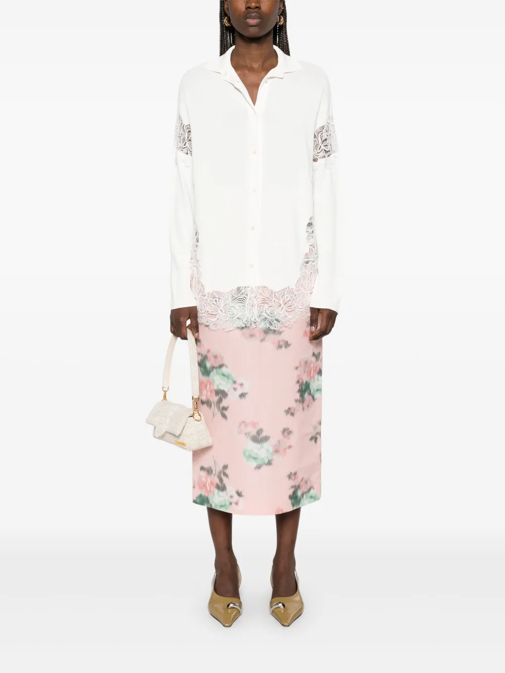Ermanno Scervino cárdigan con paneles de encaje | Cárdigans | Image 2
