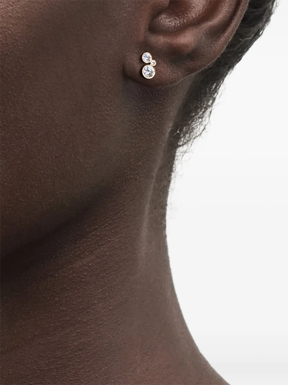 Sophie Bille Brahe 18K recycled yellow gold Petite Stella diamond earring | Image 2
