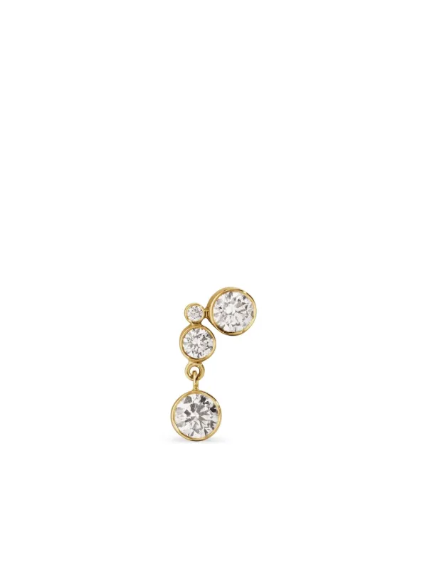Sophie Bille Brahe 18K Recycled Yellow Gold Stella Diamond Earring