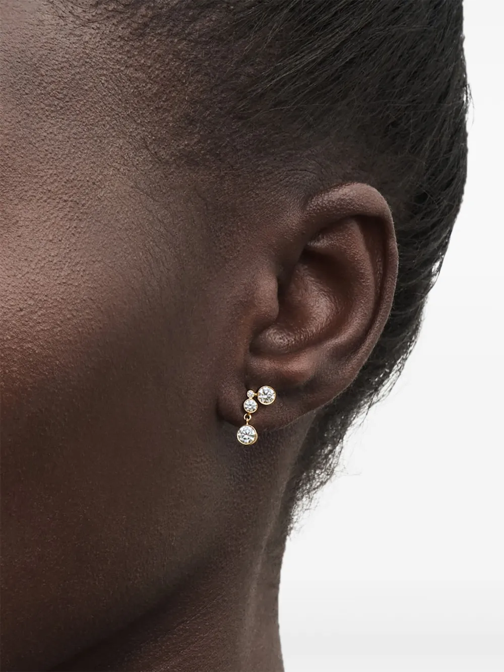 Sophie Bille Brahe 18K recycled yellow Stella Diamant diamond earring | Image 2