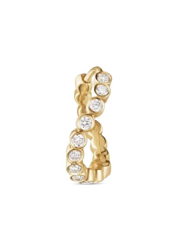 Sophie Bille Brahe 18K Recycled Yellow Gold Petit Courant Diamond Earring