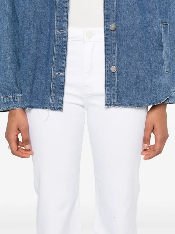 デニム・ジーパン Pinko Jeans White Pinko JEAN High Rise GIGI Slim Fit Jeans women - Glamood Outlet