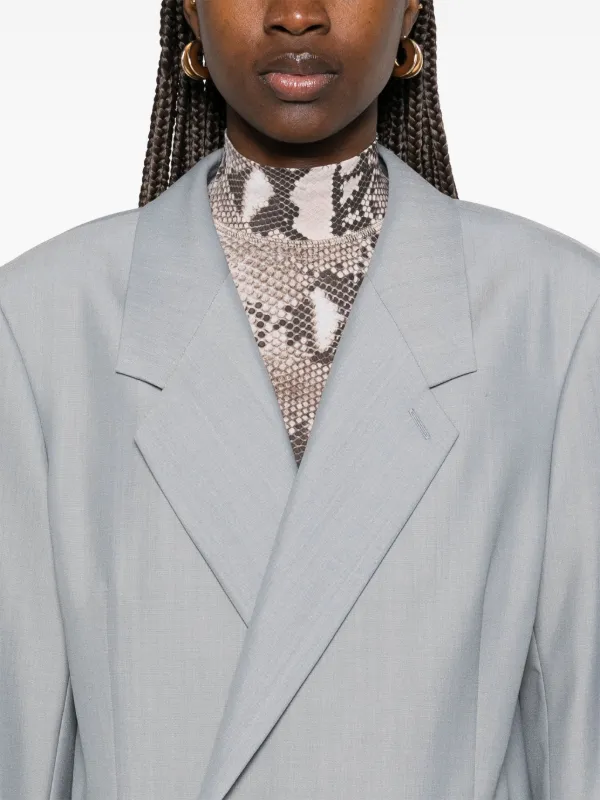 LEMAIRE double-breasted Blazer | Grey | FARFETCH