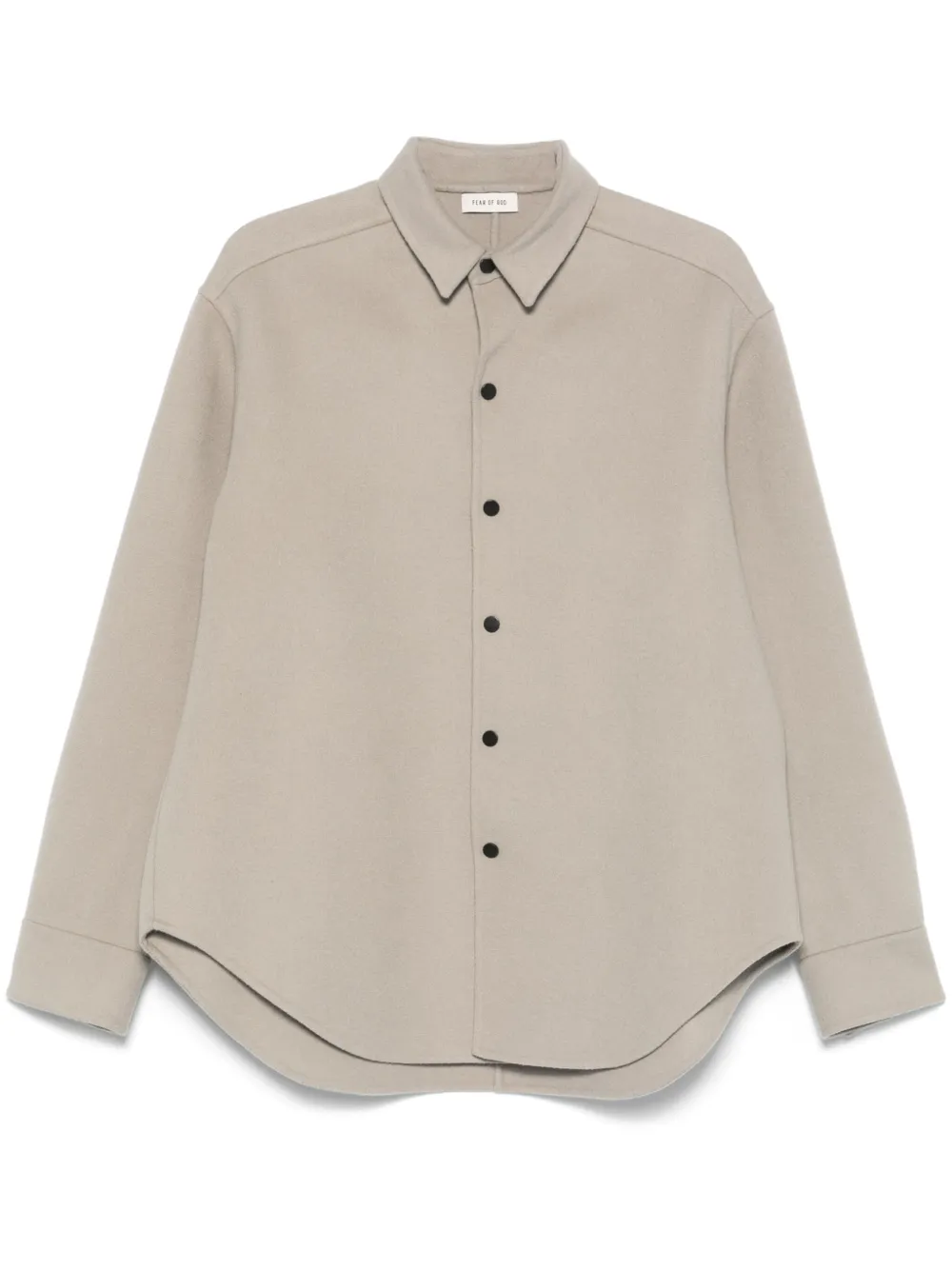 Fear Of God Shirtjack met vilten afwerking Beige