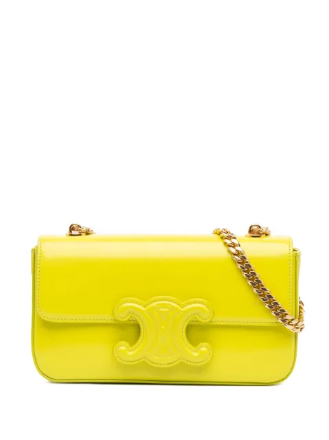 Céline Pre-Owned bolsa de hombro Triomphe Calfskin Cuir Chain 2022