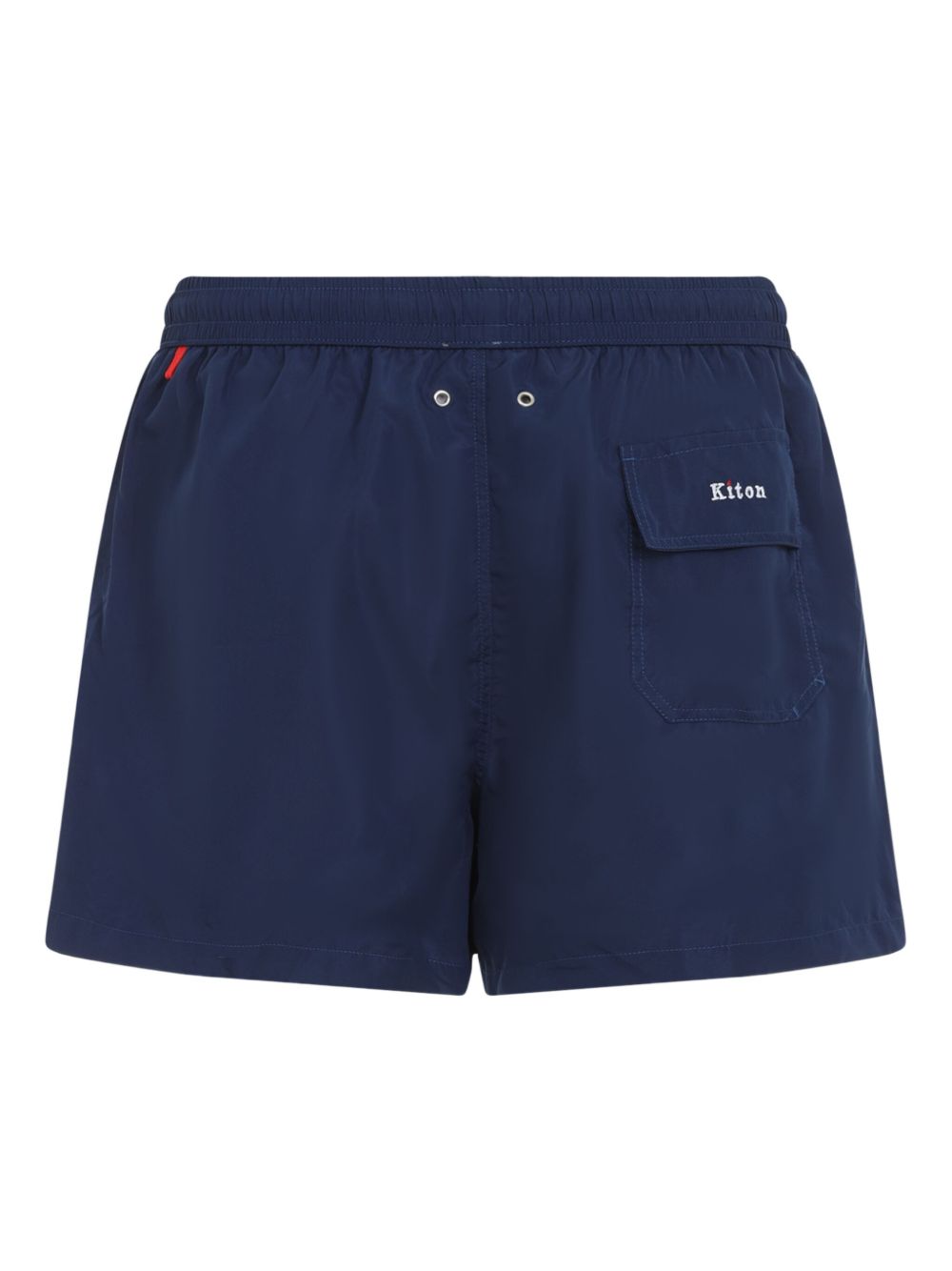 Kiton Zwembroek met logoplakkaat - Blauw