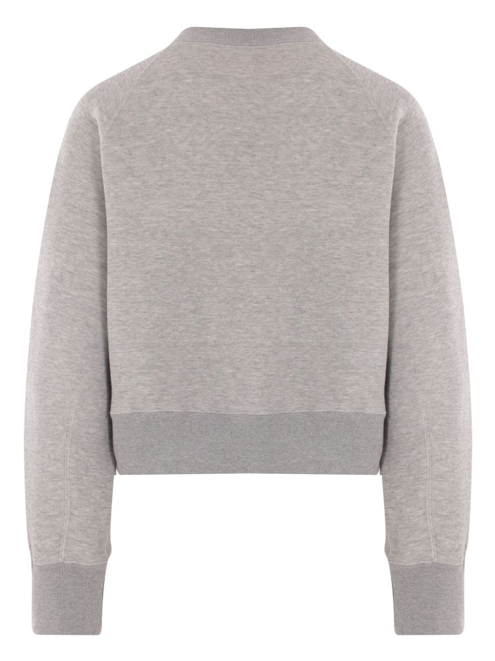 sacai mélange-effect sweatshirt - Grey