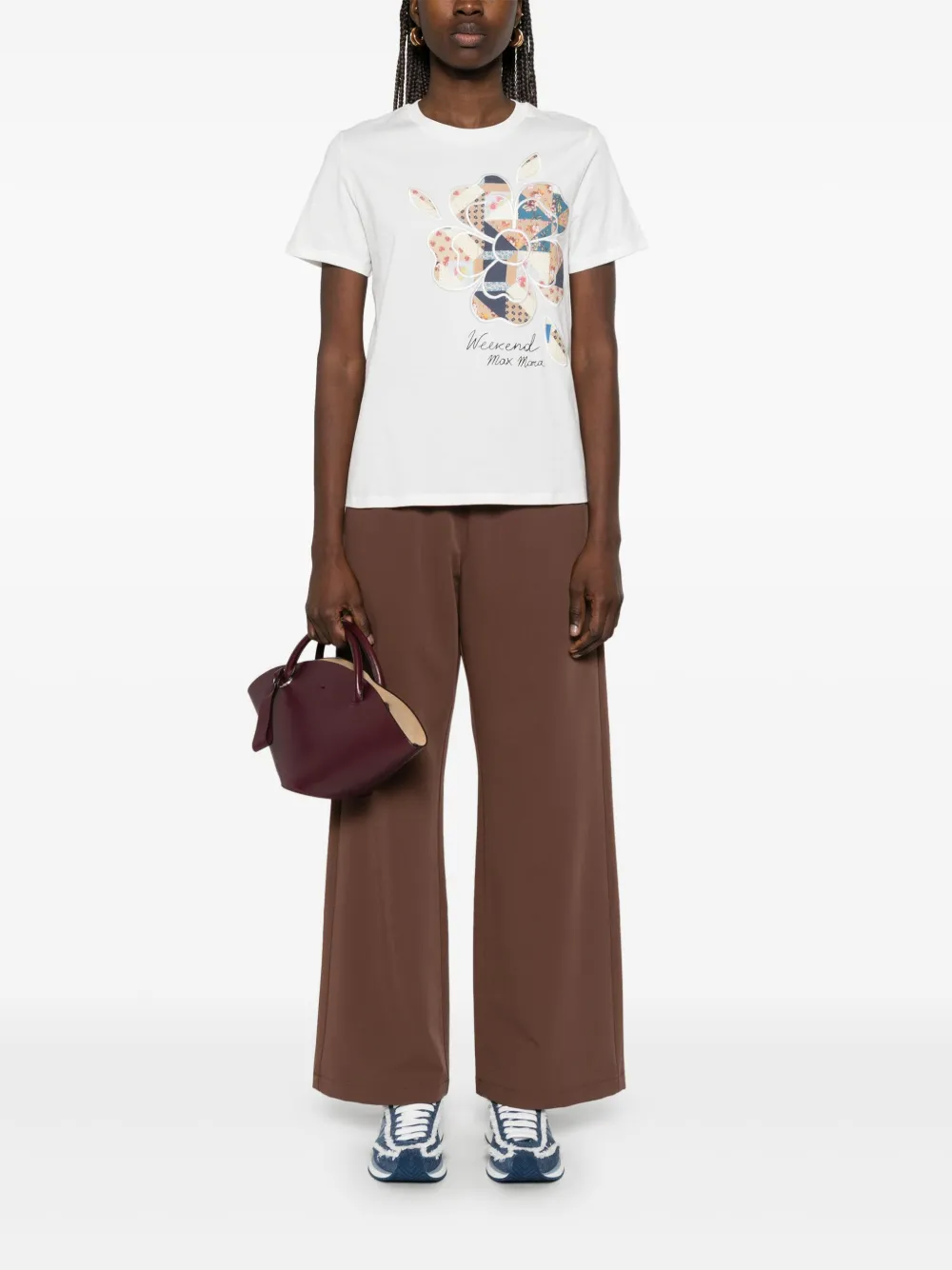 Weekend Max Mara Vello T-shirt - Wit