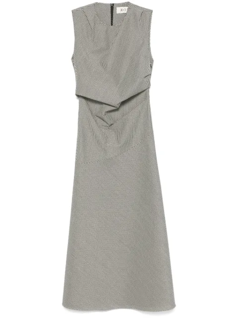 Róhe Kariertes Midikleid