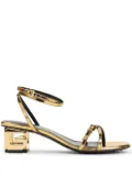 Givenchy 45mm G Cube sandals - Gold