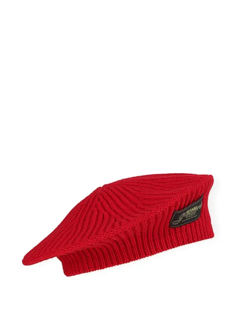 GANNI ribbed knit hat 